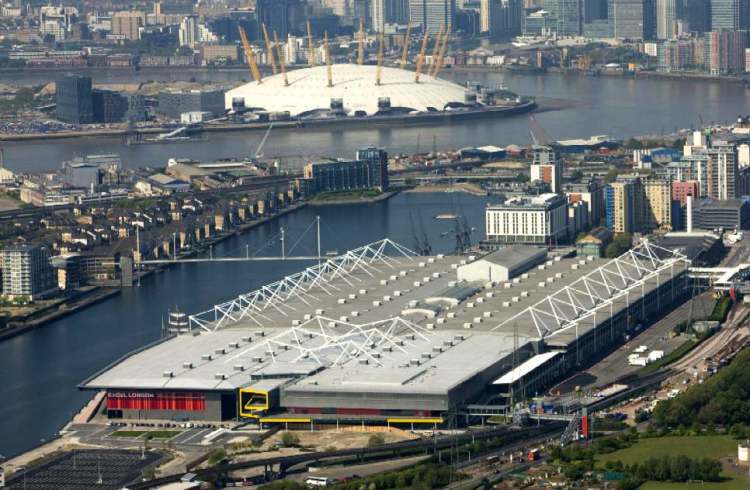 ExCeL-London-Royal-Docks-Victoria-Aerial-View