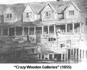 The Crazy Wooden Galleries as described by Charles Dickens