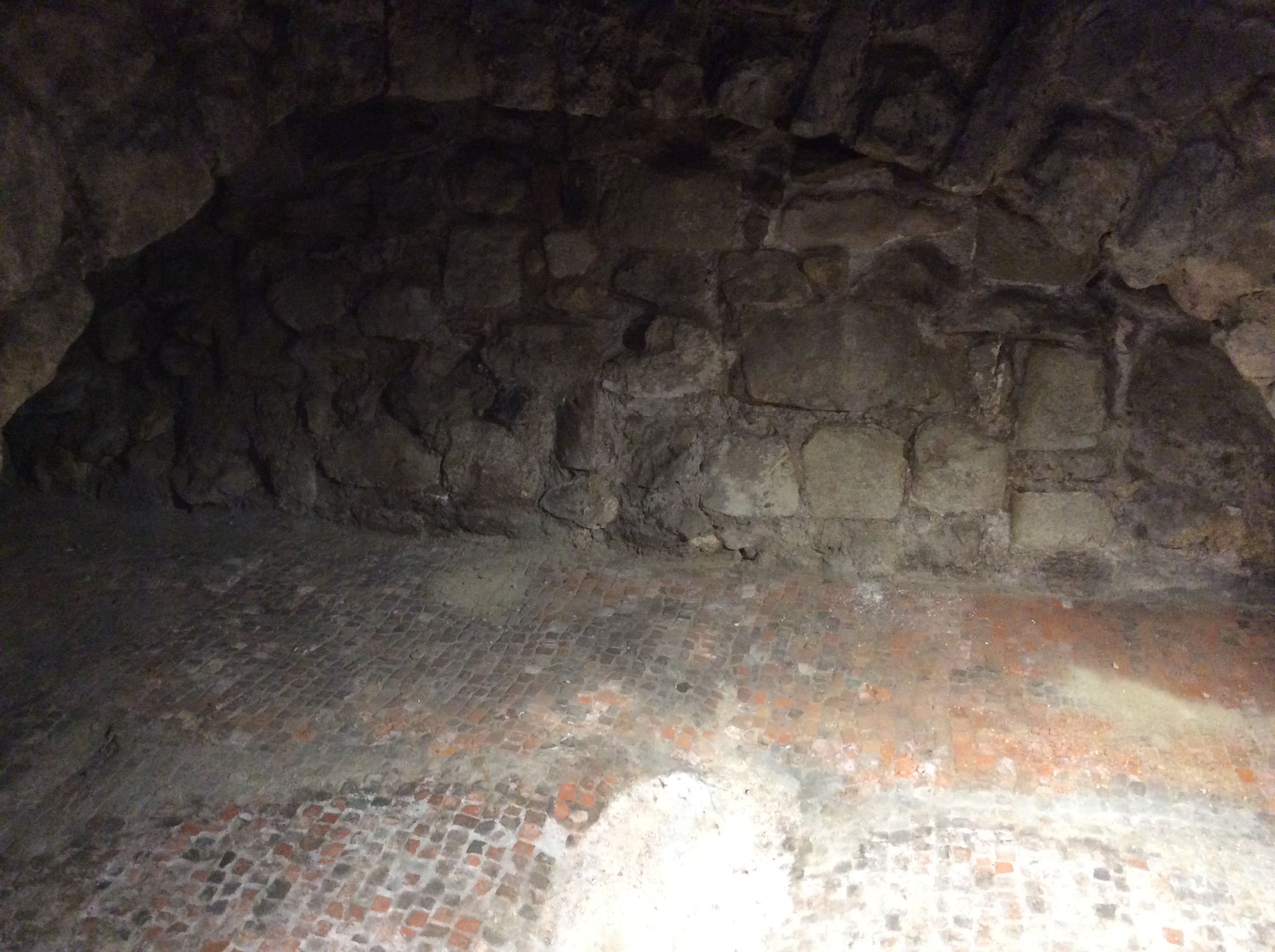 The floor of a Roman House over 20 feet below the streets of London