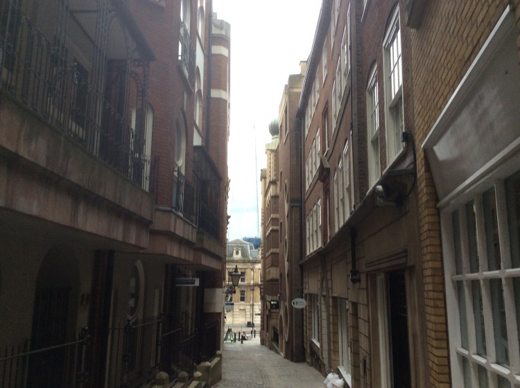 2,000 years ago we would be looking down to the River Thames here