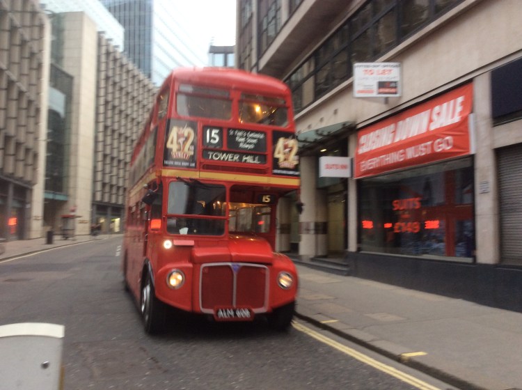 An original Routemaster Bus