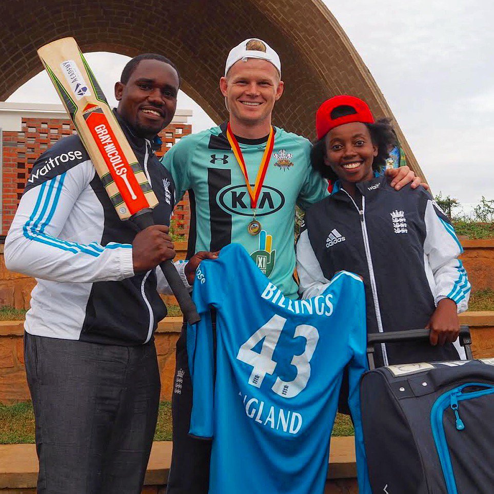 England cricket star Sam Billings just one of many from the international cricket community who took part in the opening tournament.