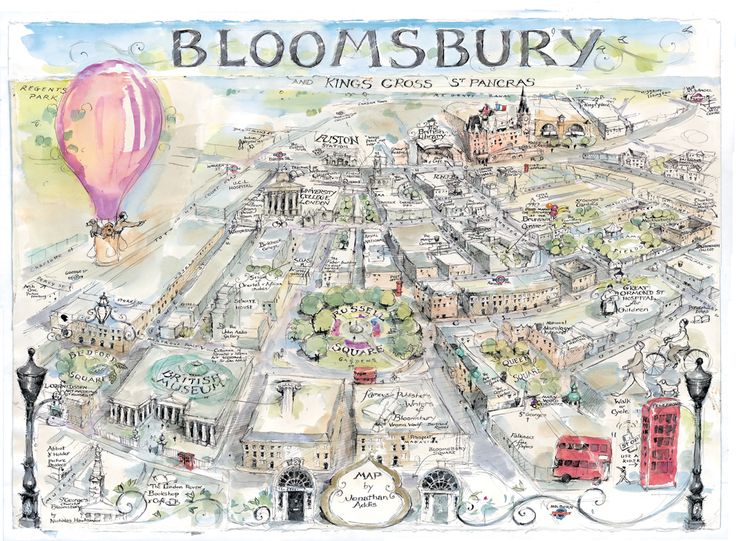 Map of Bloomsbury