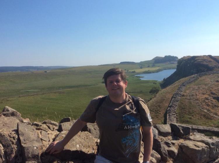 Me on Hadrian's Wall