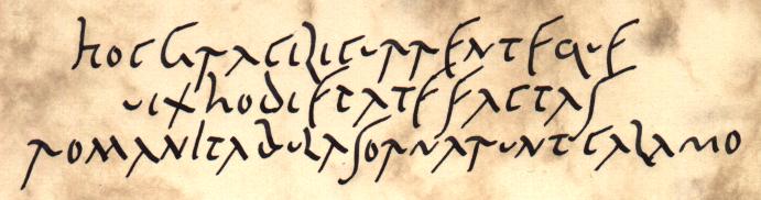 Old Roman Cursive