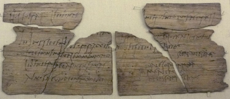 Invitation from Claudia Severa to Sulpicia Lepidina, ref Tab. Vindol. II 291
