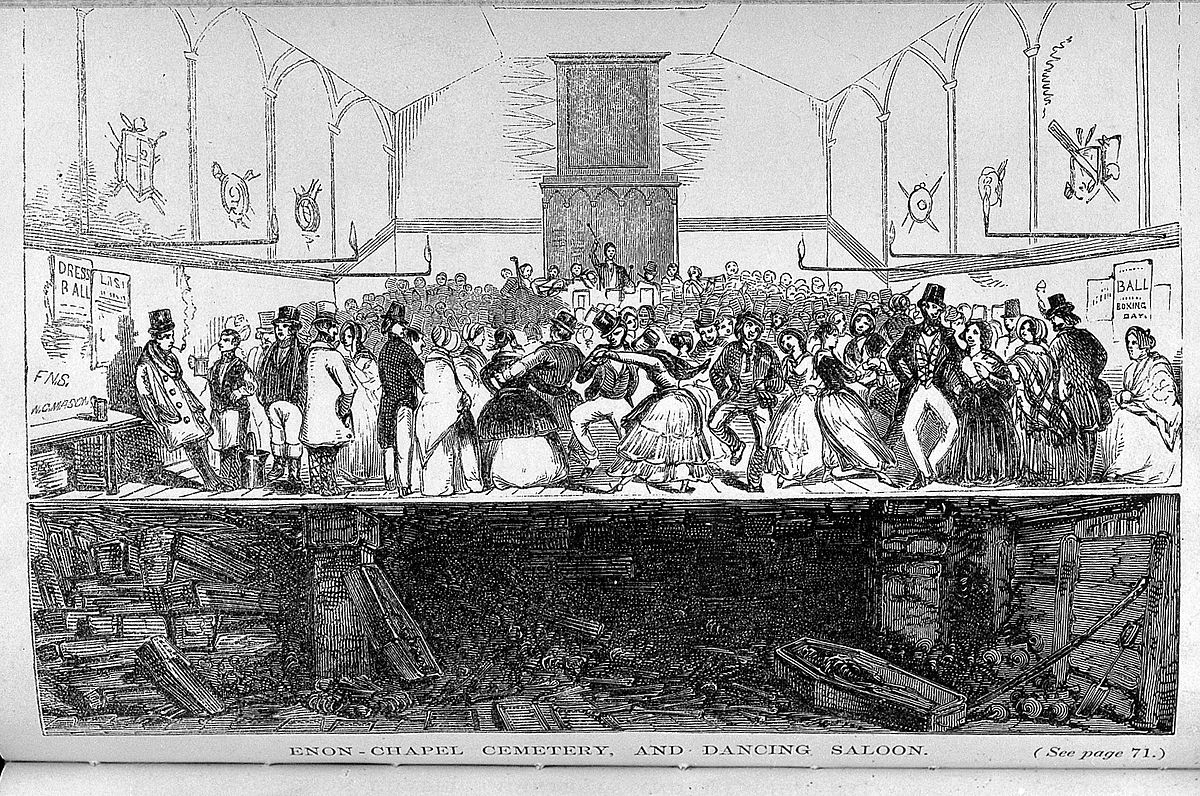 Dancing on the seat at Enon Chapel