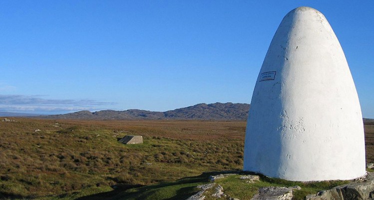 The site where they landed in Galway, Ireland