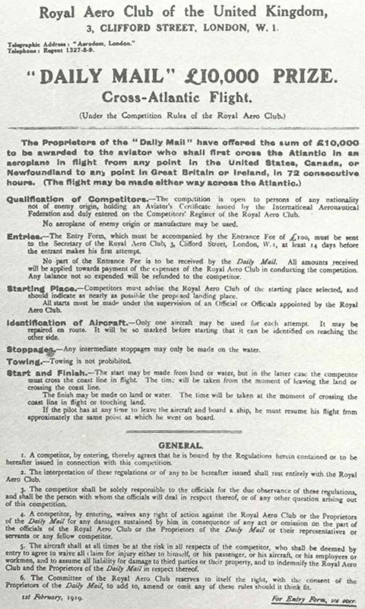 Daily Mail Atlantic Flight Competition