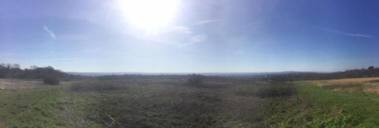 Looking out over London