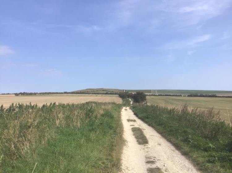 Looking out over the high ground