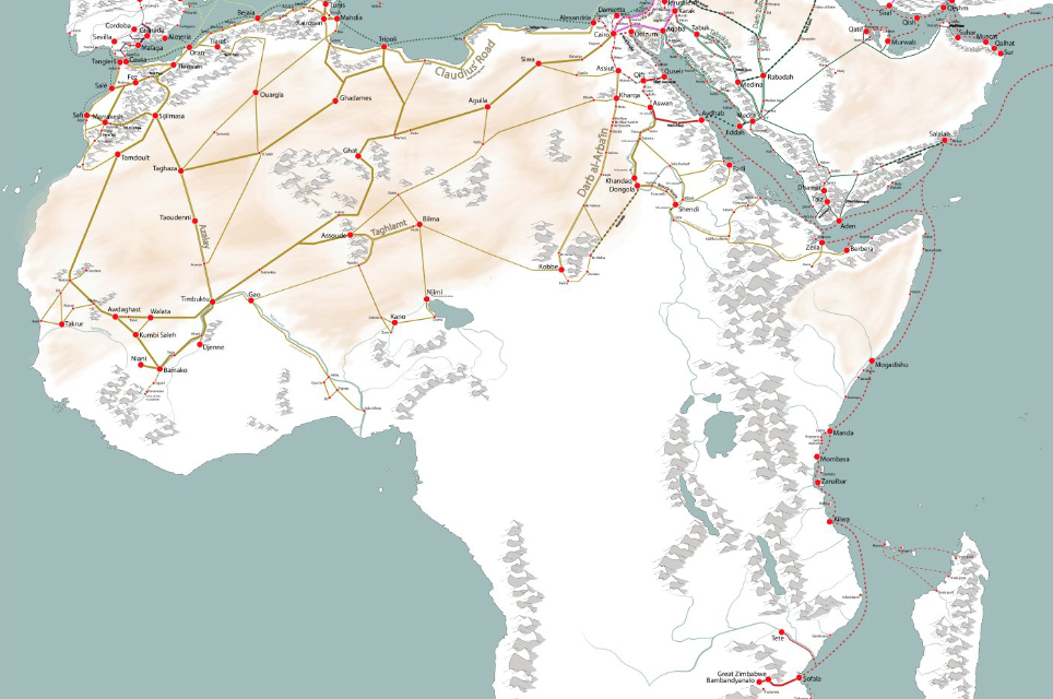 11th Century Trade Routes in Africa