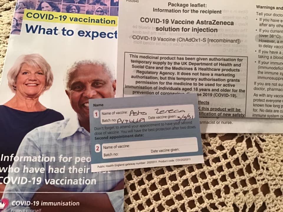 My Covid-19 vaccine information